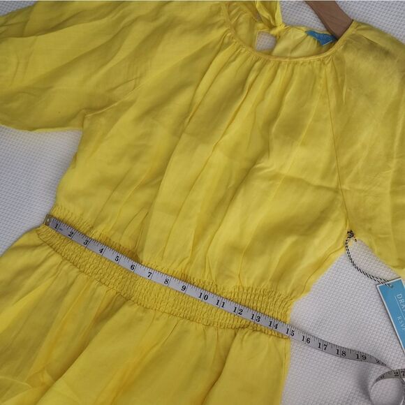 Draper James summer dress linen tencel blend new with tags - Picture 2 of 11